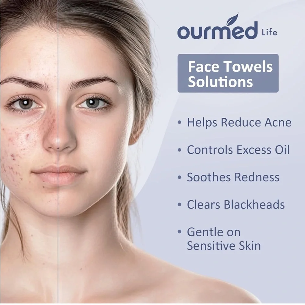 Premium White Makeup Removal Wipes